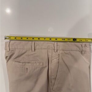 Loro Piana Cream Trousers with Brown Button